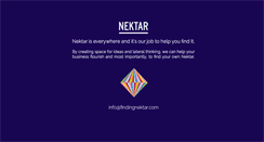 Desktop Screenshot of findingnektar.com